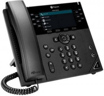 POLY VVX 450 téléphone de bureau IP PoE - 12 lignes SIP 