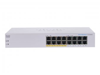 Cisco Business 110 Series 110-16PP - commutateur - 16 ports - non géré - Montable sur rack 