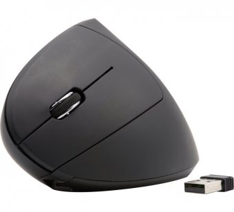 DACOMEX Souris verticale gaucher V150-WG-R sans fil noire - disponible 24 / 48h 