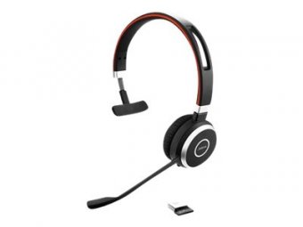 Jabra Evolve 65 SE MS Mono - Micro-casque - sur-oreille - Bluetooth - sans fil - USB - avec support de chargement - Certifié pour Microsoft Teams - pour Jabra Evolve, LINK 380a MS 