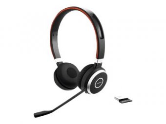 Jabra Evolve 65 SE MS Stereo - Micro-casque - sur-oreille - Bluetooth - sans fil - USB - Certifié pour Microsoft Teams - pour Jabra Evolve, LINK 380a MS 