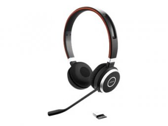 Jabra Evolve 65 SE UC Stereo - Micro-casque - sur-oreille - Bluetooth - sans fil - USB - avec support de chargement - Optimisé pour la CU - pour Jabra Evolve, LINK 380a MS 