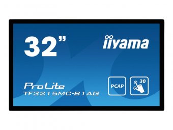 iiyama ProLite TF3215MC-B1AG - Écran LED - 31.5" - cadre ouvert - écran tactile - 1920 x 1080 Full HD (1080p) @ 60 Hz - A-MVA3 - 500 cd/m² - 3000:1 - 8 ms - HDMI, VGA - noir 