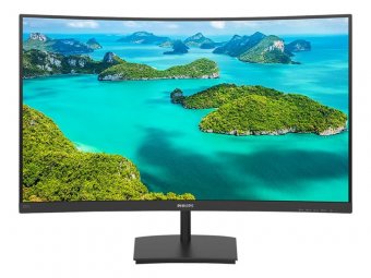 Philips E-line 271E1SCA - Écran LED - incurvé - 27" - 1920 x 1080 Full HD (1080p) @ 75 Hz - VA - 250 cd/m² - 3000:1 - 4 ms - HDMI, VGA - haut-parleurs - noir texturé 