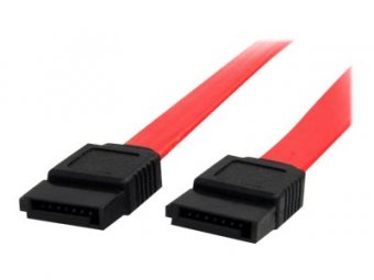 StarTech.com Câble SATA de 46 cm - Cordon Serial ATA en rouge - Câble SATA - SATA (F) pour SATA (F) - 45.8 cm - pour P/N: 10P6G-PCIE-SATA-CARD, 2P6G-PCIE-SATA-CARD, 4P6G-PCIE-SATA-CARD, 6P6G-PCIE-SATA-CARD 