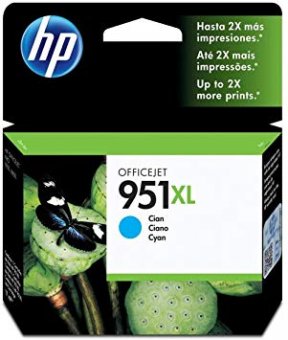 HP 951XL Cyan Officejet Ink Cartridge 