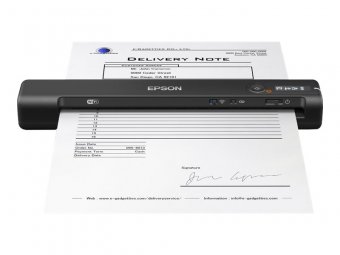 Epson WorkForce ES-60W - Scanner à feuilles - Capteur d'images de contact (CIS) - A4 - 600 dpi x 600 dpi - jusqu'à 300 pages par jour - USB 2.0, Wi-Fi(n) 