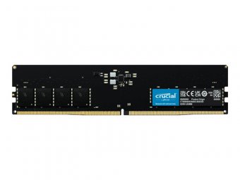 Crucial - DDR5 - module - 16 Go - DIMM 288 broches - 4800 MHz / PC5-38400 - CL40 - 1.1 V - mémoire sans tampon - non ECC 