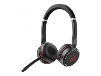 Jabra Evolve 75 SE MS Stereo - Micro-casque - sur-oreille - Bluetooth - sans fil - Suppresseur de bruit actif - USB - Certifié pour Microsoft Teams - pour LINK 380a MS 