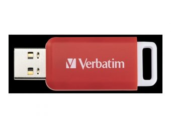 Verbatim DataBar - Clé USB - 16 Go - USB 2.0 - rouge 