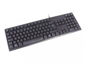 USB keyboard french azerty layout black 