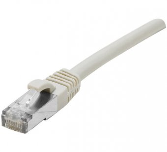 Cordon RJ45 CAT 8.1 S/FTP LSOH gris - 1 m 