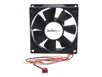 StarTech.com Ventilateur PC à Double Roulement à Billes - Alimentation TX3 - 80 mm - kit de ventilation pour ordinateur 