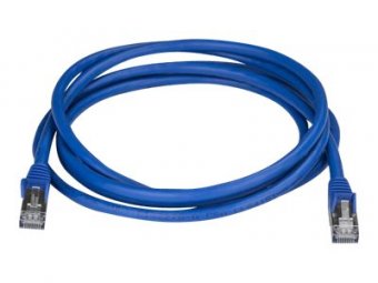 2m Blue Cat6a Ethernet Cable - STP 