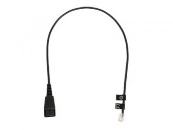 Jabra - Câble pour casque micro - RJ-10 mâle pour Déconnexion rapide mâle - 0.5 m 