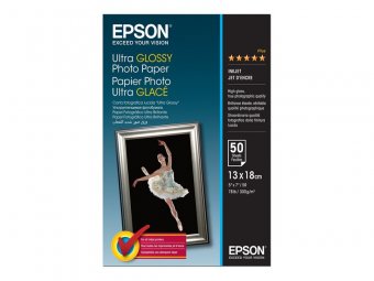 Epson Ultra Glossy Photo Paper Brillant 130 x 180 mm 50 feuille(s) papier photo 