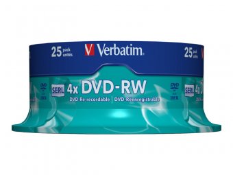 DVD-RW Serl 4X4.7GB silver/25 spindle 
