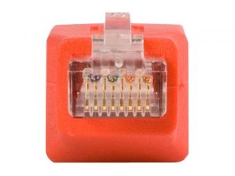 StarTech.com Cat6 Cable - Cat6 Crossover Adapter - GbE - Red - Ethernet Network Cable (C6CROSSOVER) - Adaptateur de câble inverseur - RJ-45 (M) pour RJ-45 (F) - CAT 6 - rouge 