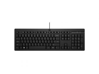 HP 125 G2 - clavier - 100% full size - Français - noir Périphérique d'entrée 