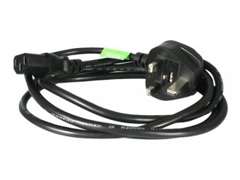 StarTech.com Câble d'Alimentation PC 3 m - Prise de Secteur UK - IEC 320 C13 vers BS 1363 - Cordon Alimentation PC UK - C13 (F) BS1363 (M) - Câble d'alimentation - power IEC 60320 C13 pour BS 1363 (M) - 3 m - noir 