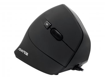 Suza Advance Ergonomic Vertical Plus - souris verticale - USB - noir 