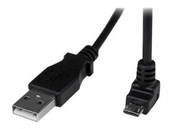 2m USB to Down Angle Micro USB Cable 