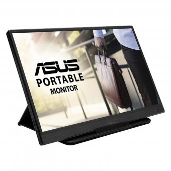 ASUS ZenScreen MB165B - Écran LED - 15.6" - portable - 1366 x 768 WXGA @ 60 Hz - TN - 220 cd/m² - 500:1 - 10 ms - USB - noir 