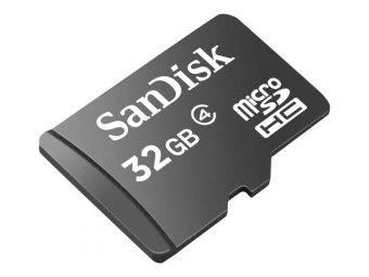 SanDisk - Carte mémoire flash - 32 Go - Class 4 - micro SDHC - noir 