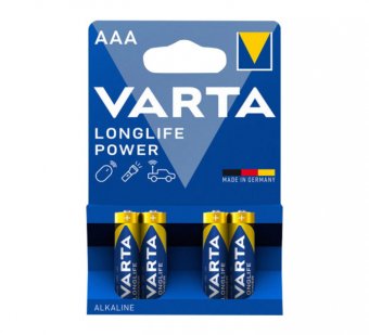 VARTA Piles alcalines 04903121414 LR03 / AAA blister de 4 