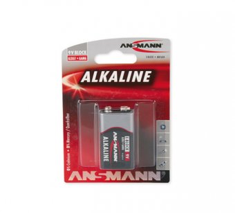 ANSMANN Piles alcalines 1515-0000 6LR61 / E blister de 1 