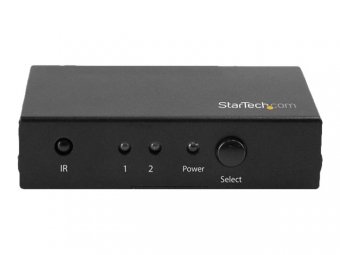 StarTech.com Switch HDMI - 2 ports - Commutateur HDMI 2x1 - Ultra HD 4K 60 Hz - Commutateur vidéo/audio - 2 x HDMI - de bureau - pour P/N: SVA5H2NEUA 