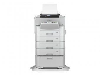 Epson WorkForce Pro WF-C8190D3TWC - Imprimante - couleur - Recto-verso - jet d'encre - A3 - 4 800 x 1 200 ppp - jusqu'à 35 ppm (mono)/jusqu'à 35 ppm (couleur) - capacité : 1835 feuilles - Gigabit LAN, NFC, USB 3.0, hôte USB 2.0, Wi-Fi(ac) 