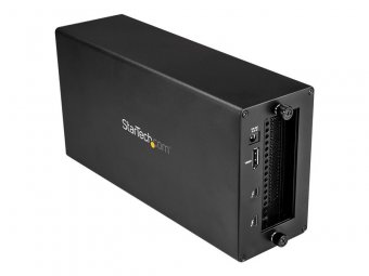 StarTech.com Thunderbolt 3 PCIe Expansion Chassis, External Enclosure Box with 1x PCI-Express Slot, 5K/4K Output Via TB3/DP Ports, TAA - Extension de bus système - DP - 65 Watt - pour P/N: TB3DK2DPM2, TB3DOCK2DPPD, TB3DOCK2DPPU 