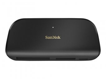 SanDisk ImageMate PRO - Lecteur de carte (SD, CF, microSD, SDHC, microSDHC, SDXC, microSDXC, SDHC UHS-I, SDXC UHS-I, SDHC UHS-II, SDXC UHS-II) - USB 3.0/USB-C 