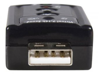 Virtual 7.1 USB Stereo Audio Adapter 