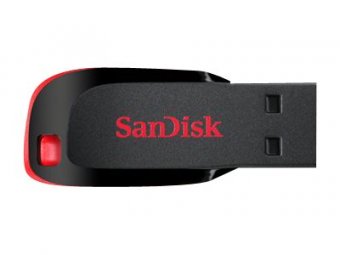 SanDisk Cruzer Blade - Clé USB - 128 Go - USB - noir, rouge 