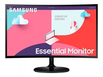 Samsung S24C360EAU - S36C Series - écran LED - incurvé - 24" - 1920 x 1080 Full HD (1080p) @ 75 Hz - VA - 250 cd/m² - 3000:1 - 4 ms - HDMI, VGA - noir 