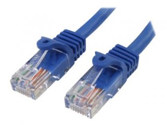 1m Blue Snagless UTP Cat5e Patch Cable 