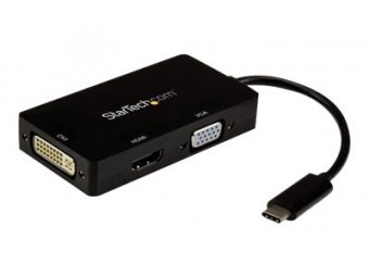 StarTech.com 3-in-1 USB-C VGA DVI/HDMI 