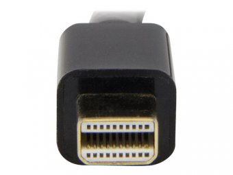 StarTech.com Câble adaptateur Mini DisplayPort vers HDMI de 3 m - Convertisseur Mini DP vers HDMI avec câble intégré - 4K 30 Hz - Noir - Câble adaptateur - Mini DisplayPort mâle pour HDMI mâle - 3 m - noir - support 4K 