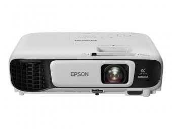 Epson EB-U42 - Projecteur 3LCD - portable - 3600 lumens (blanc) - 3600 lumens (couleur) - WUXGA (1920 x 1200) - 16:10 - 1080p - 802.11n sans fil/Miracast - noir, blanc 