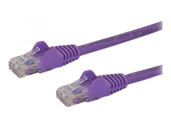0.5m Purple Snagless Cat6 Patch Cable 
