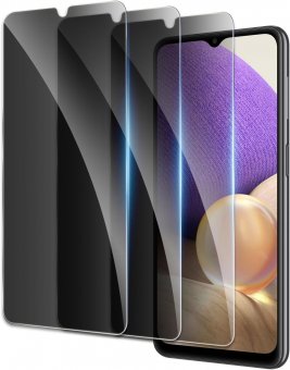 AYWLPP Verre Trempé Anti-Espion pour Samsung Galaxy A32 