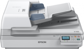 Epson WorkForce DS-70000N - Scanner de documents - Recto-verso - A3 - 600 dpi x 600 dpi - jusqu'à 70 ppm (mono) / jusqu'à 70 ppm (couleur) - Chargeur automatique de documents (200 feuilles) - jusqu'à 8000 pages par jour - Gigabit LAN 