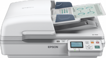 Epson WorkForce DS-6500N - Scanner de documents - Recto-verso - A4 - 1200 dpi x 1200 dpi - jusqu'à 25 ppm (mono) / jusqu'à 25 ppm (couleur) - Chargeur automatique de documents (100 feuilles) - jusqu'à 3000 pages par jour - USB 2.0, Gigabit LAN 