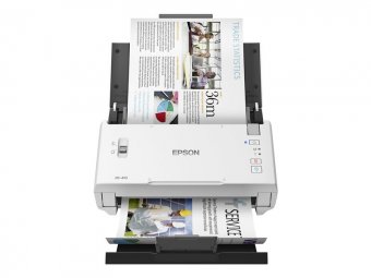 Epson WorkForce DS-410 - Scanner de documents - Capteur d'images de contact (CIS) - Recto-verso - A4 - 600 dpi x 600 dpi - jusqu'à 26 ppm (mono) / jusqu'à 26 ppm (couleur) - Chargeur automatique de documents (50 feuilles) - jusqu'à 3000 pages par jour - U 