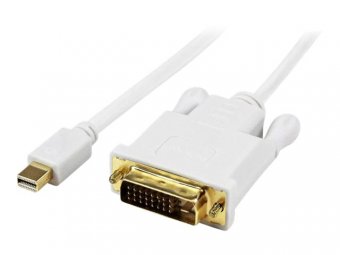 StarTech.com Câble Adaptateur Mini DisplayPort vers DVI-D Actif 1,8 m - Convertisseur Mini DP vers DVI - M/M - 1920 x 1200 - Câble DisplayPort - Mini DisplayPort (M) pour DVI-D (M) - 1.8 m - actif - blanc 