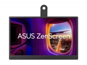 ASUS ZenScreen MB169CK - Écran LED - 16" (15.6" visualisable) - portable - 1920 x 1080 Full HD (1080p) @ 60 Hz - IPS - 250 cd/m² - 800:01:00 - 5 ms - Mini HDMI, 2xUSB-C - noir 
