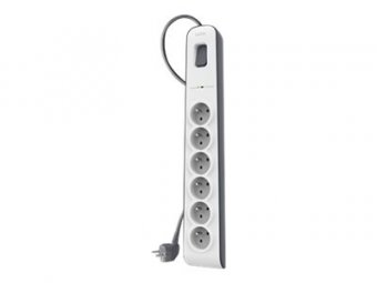 Belkin 6 Outlet Power Surge Protector - Multiprise/Parafoudre 6 Prises Cordon 2m 