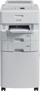 Epson WorkForce Pro WF-6090DTWC - Imprimante - couleur - Recto-verso - jet d'encre - A4/Legal - 4 800 x 1 200 ppp - jusqu'à 24 ppm (mono)/jusqu'à 24 ppm (couleur) - capacité : 1080 feuilles - USB 2.0, Gigabit LAN, Wi-Fi(n), NFC 